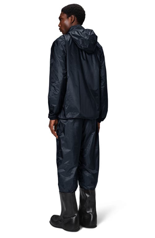 Shop Rains Kauto Insulated Rain Jacket In Navy