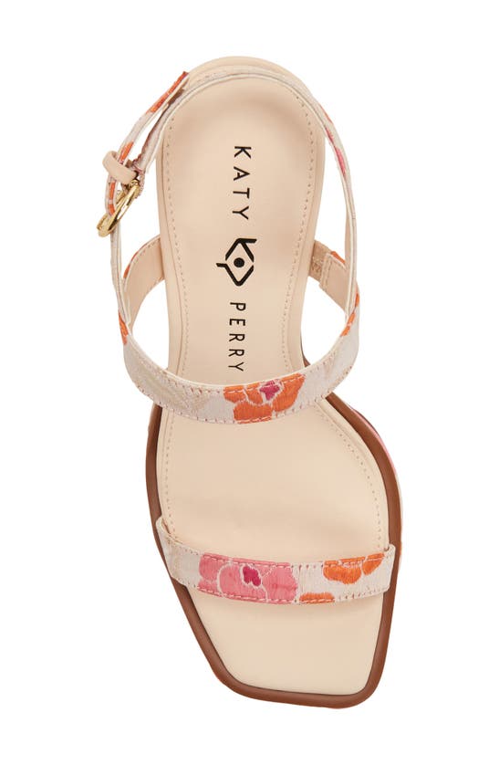 Katy Perry The Steady Slingback Platform Sandal In Natural Multi