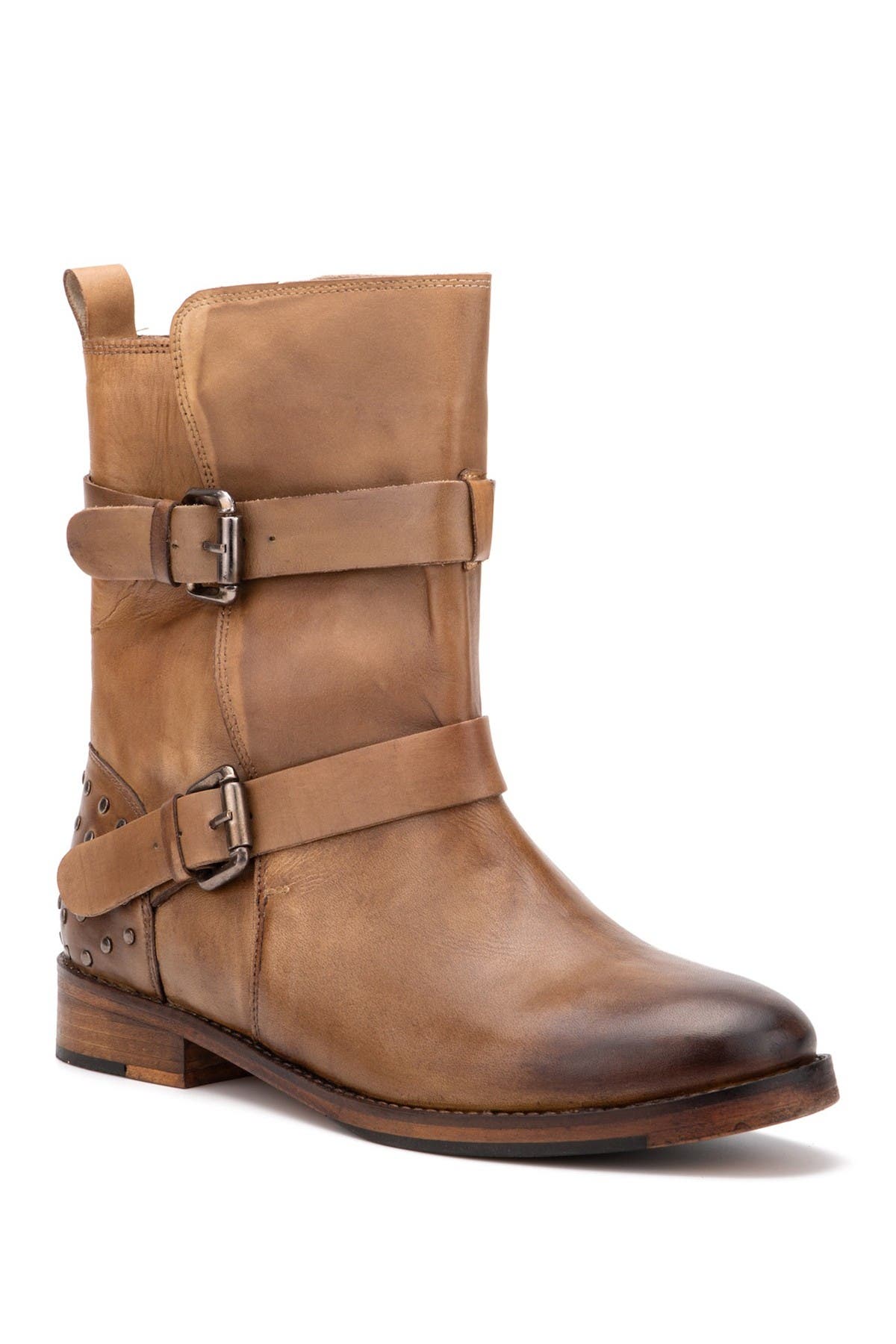 tan biker boots