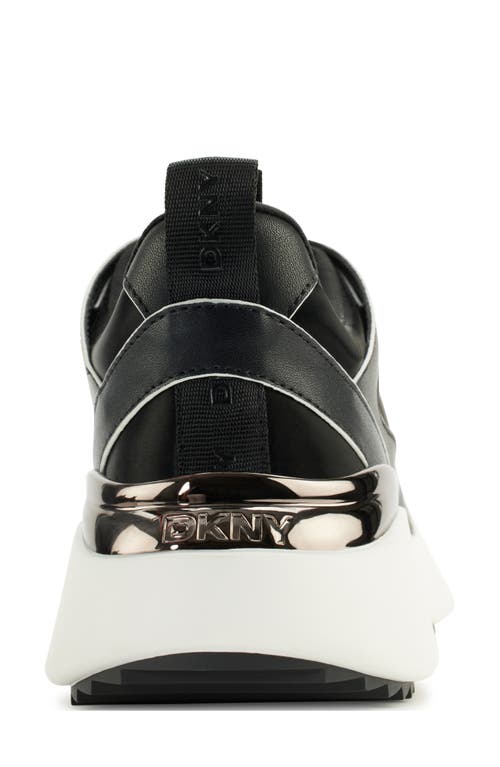 Shop Dkny Zofi Sneaker In Black