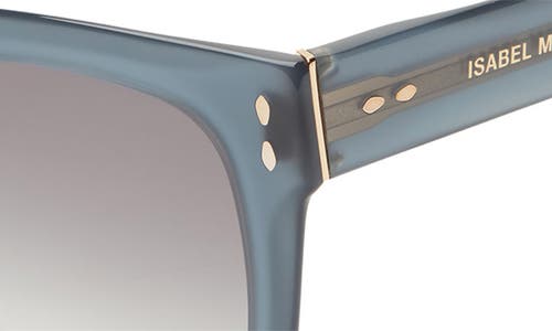 Shop Isabel Marant 51mm Square Sunglasses In Blue/grey Shaded