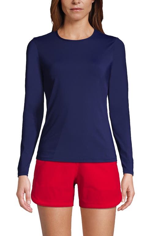 LANDS' END LANDS' END LONG SLEEVE RELAXED UPF 50 RASH GUARD