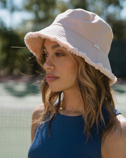 Shop Hemlock Coronado Bucket Hat In Soft Pink