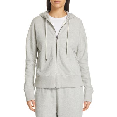 James Perse Side Zip Hoodie, Grey