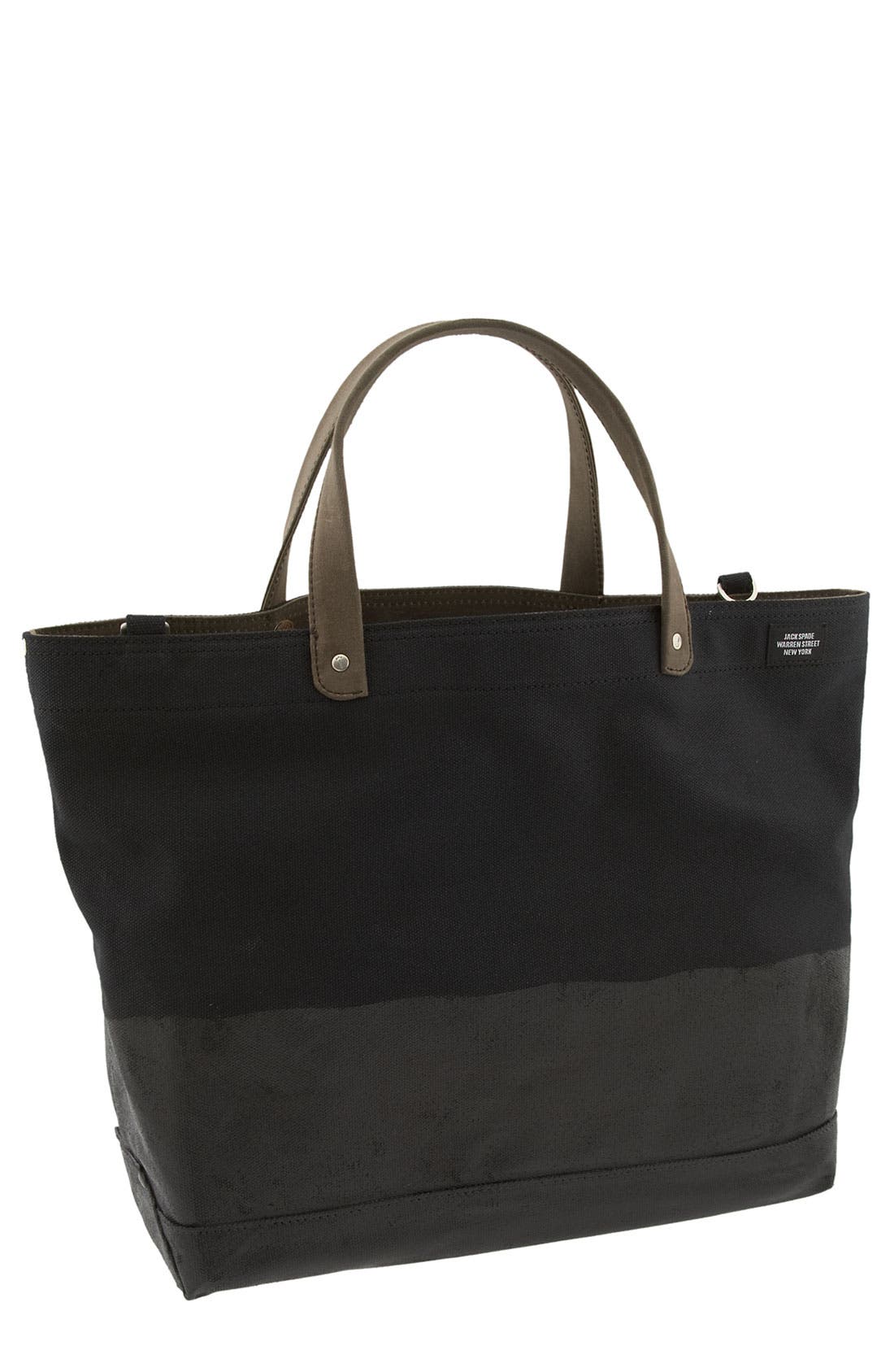 Jack Spade 'Industrial Dipped Coal' Canvas Bag Nordstrom