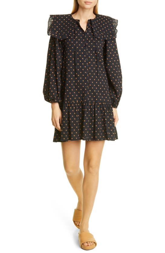 STELLA NOVA CHARLIE FLORAL LONG SLEEVE DRESS