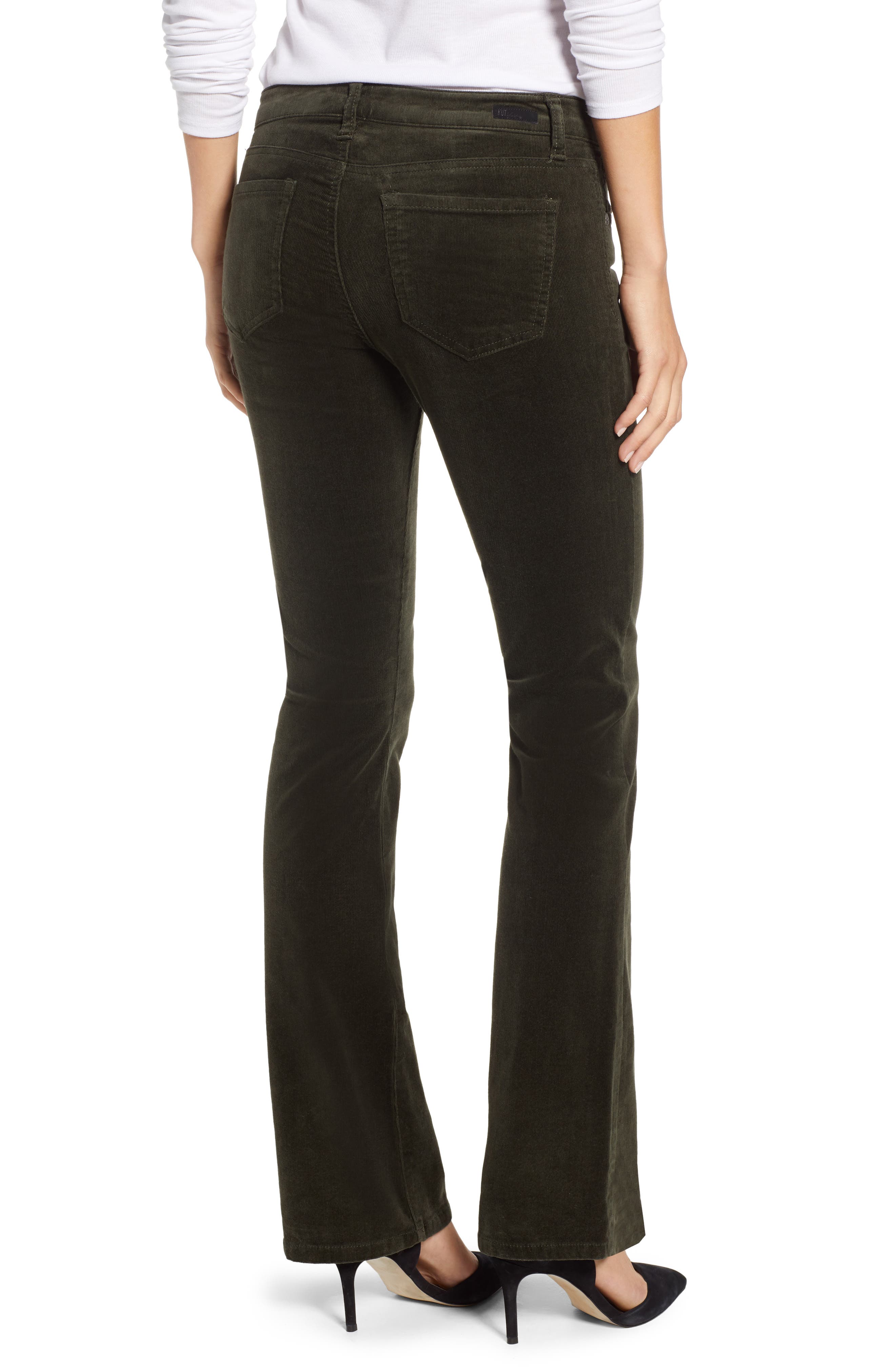 kut from the kloth baby bootcut corduroy jeans