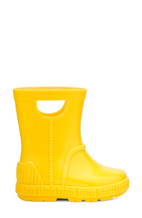 Shop Ugg(r) Kids' Drizlita Waterproof Rain Boot In Canary