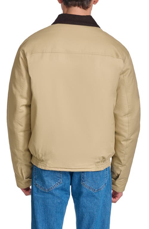 Dockers ® Padded Corduroy Collar Cotton Bomber In Harvest Gold