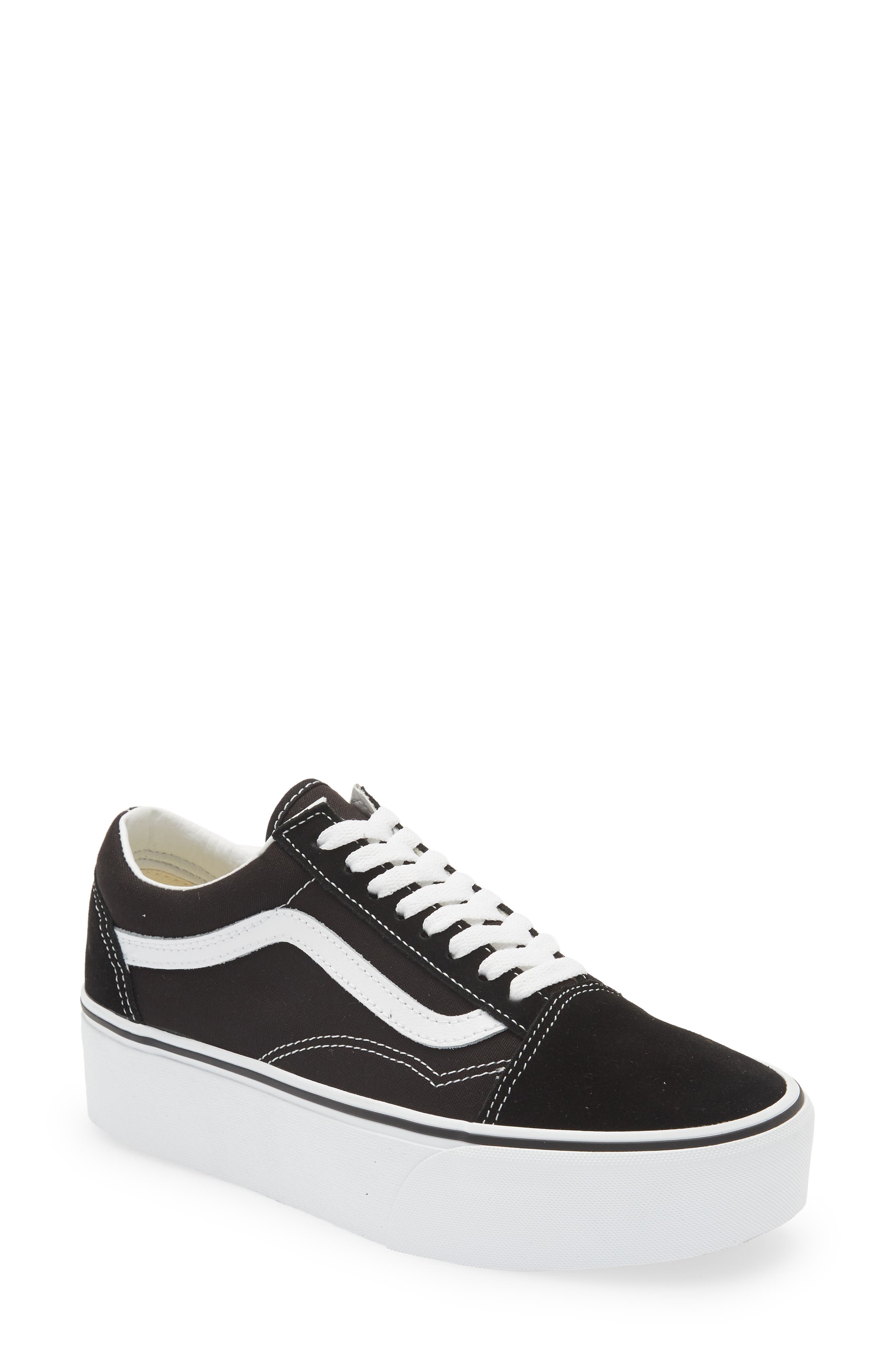 womens black vans on sale