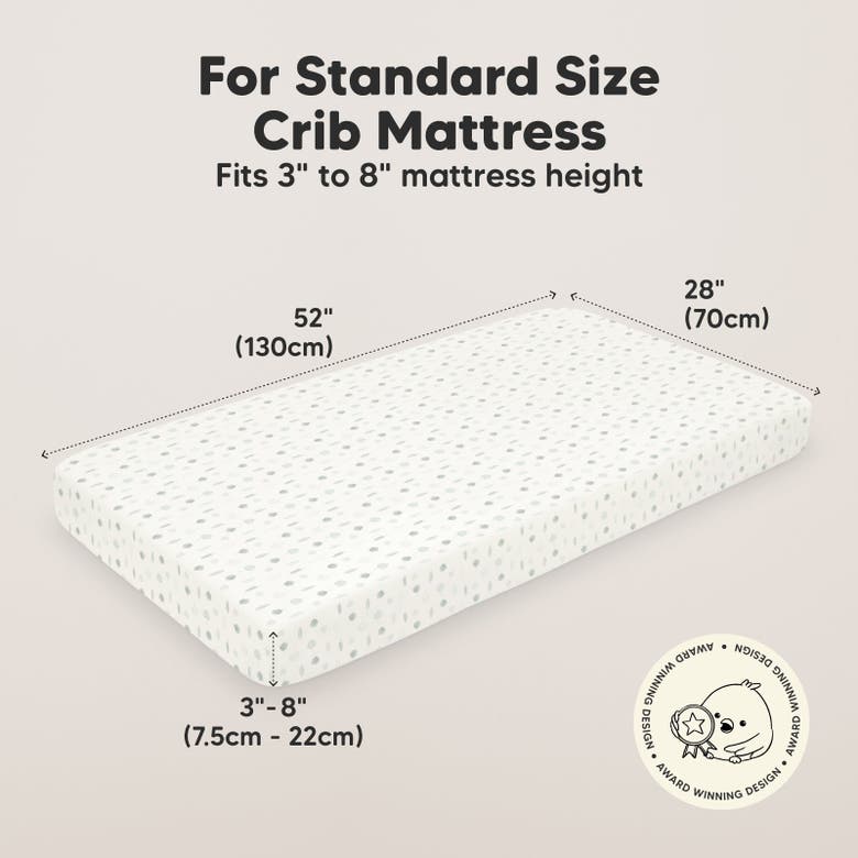 Keababies Soothe Fitted Crib Sheet In Tropic Oasis
