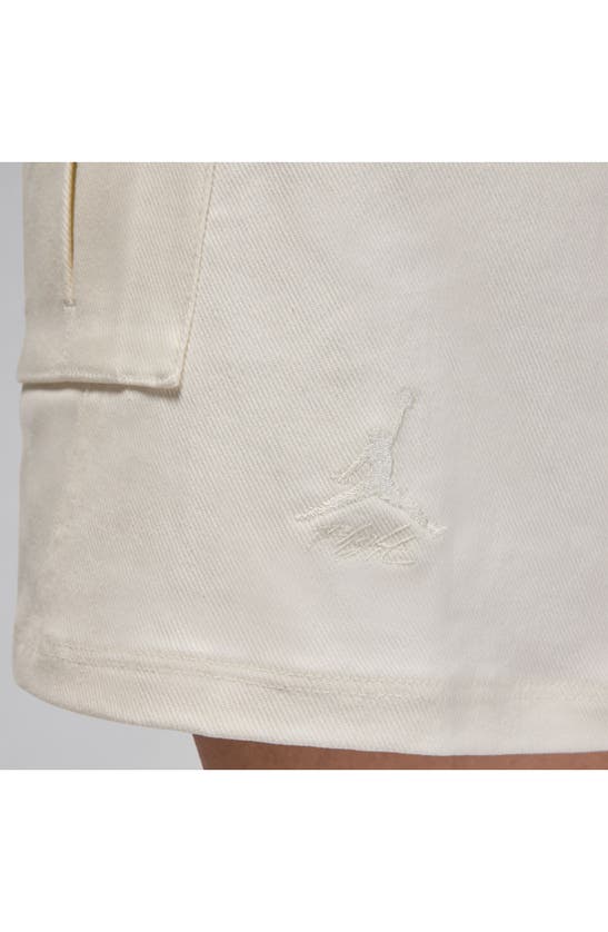 Shop Jordan Utility Miniskirt In Sail