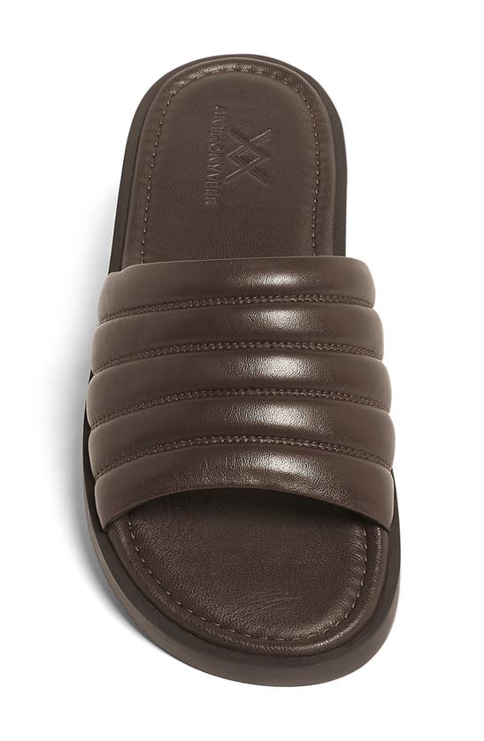 ANTHONY VEER ANTHONY VEER KEY WEST LEATHER SLIDE SANDAL