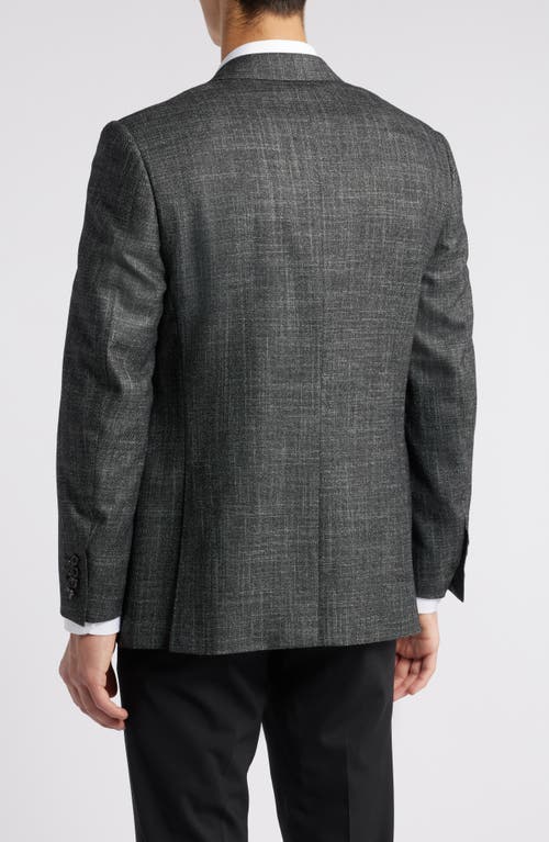 Shop Canali Venezia 90th Anniversary Slub Wool Blend Sport Coat In Charcoal