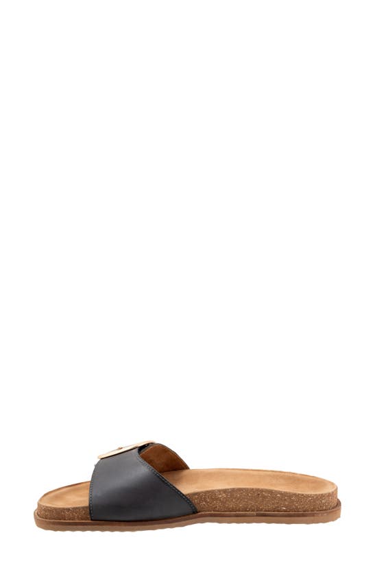 Softwalk Una Slide Sandal In Navy