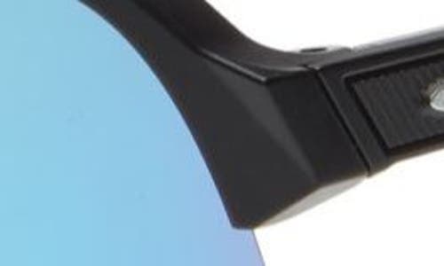 Oakley Sutro Lite 139mm Prizm™ Wrap Shield Sunglasses In Matte Black/prizm Sapphire