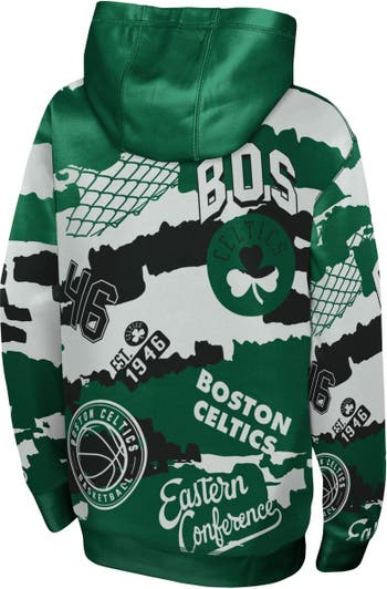 Men's Heathered Gray Boston Celtics Carried Away Pullover Hoodie