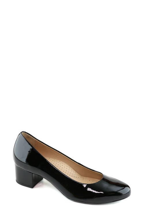 Broad Street Patent Leather Pump in Black Soft Patent