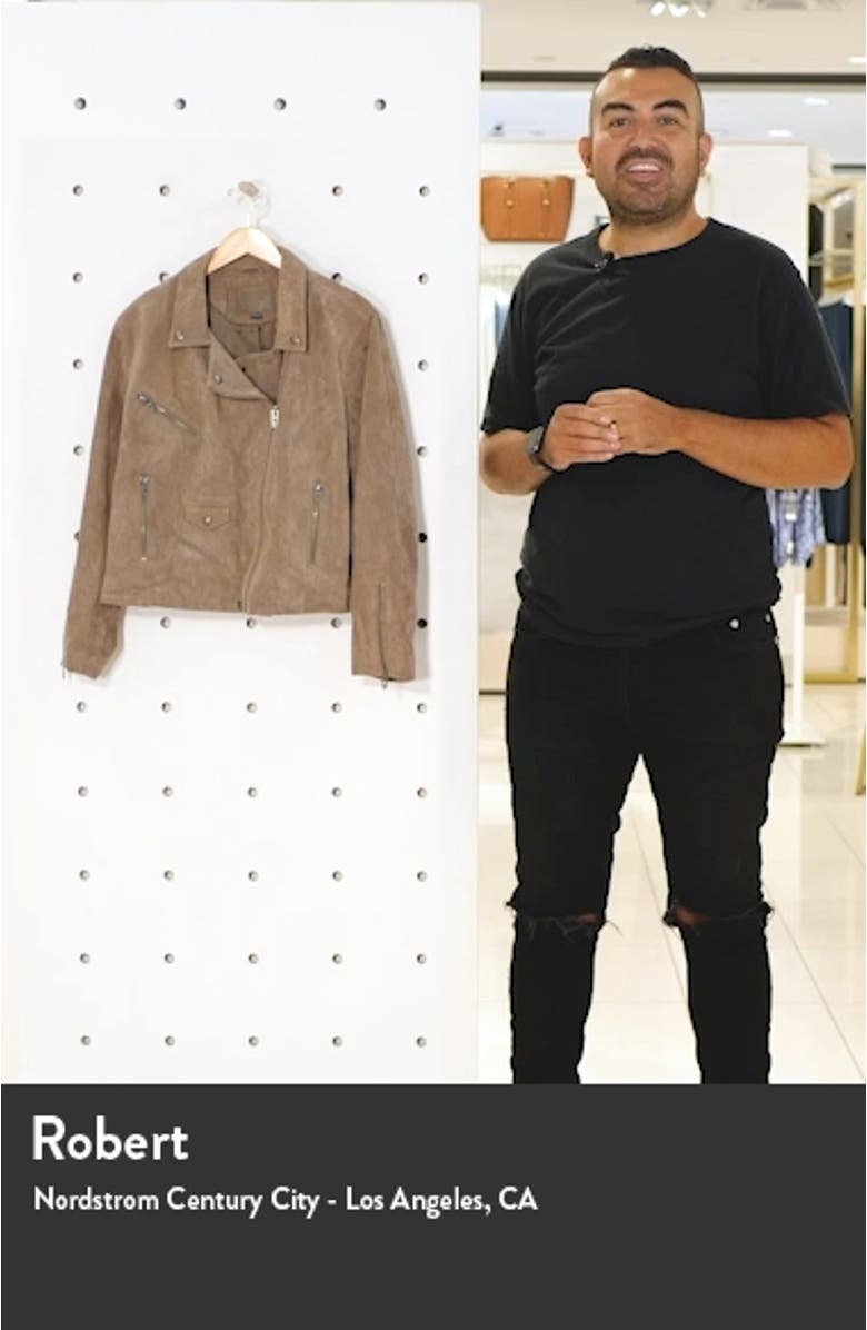 Vital Signs Suede Moto Jacket, sales video thumbnail