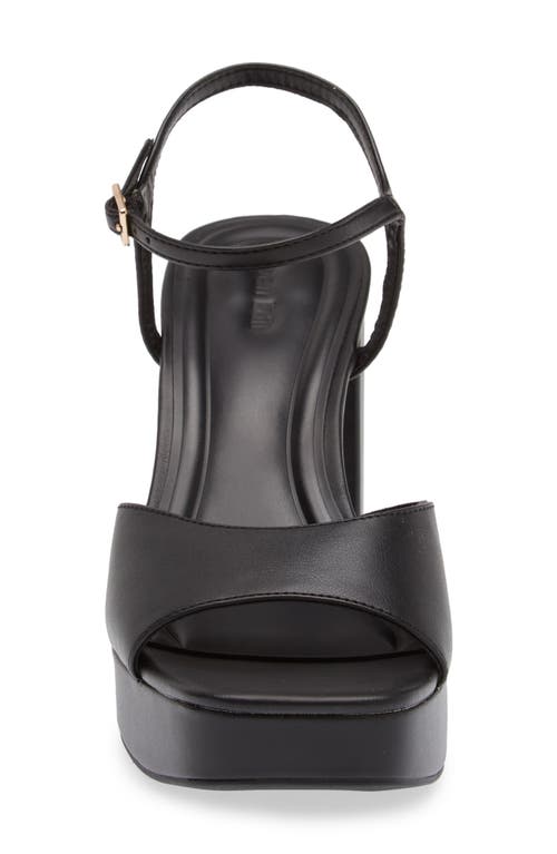 Open Edit Whitney Block Heel Sandal In Black