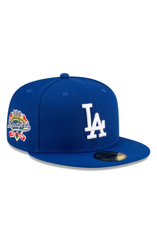 Shop New Era X Diet Starts Monday X Diet Starts Monday Los Angeles Dodgers Fitted Twill Baseball Cap In Blue