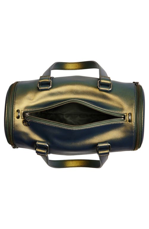 Shop Telfar Medium Faux Leather Duffle Bag In Acid