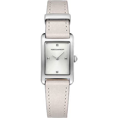 Rebecca Minkoff Moment Leather Strap Watch, 1m Mm