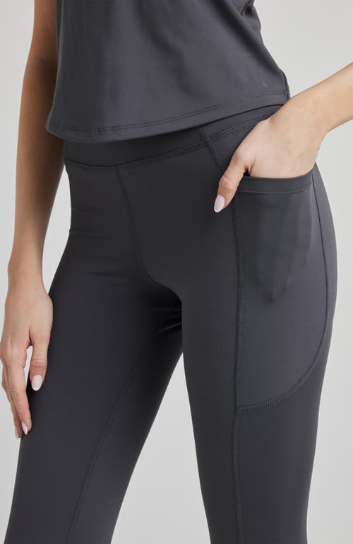 Shop Losano Essential Pocket Legging In Charcoal