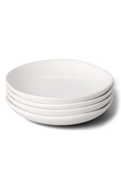 Fable Little Plates, Set Of 4 In Cloud White