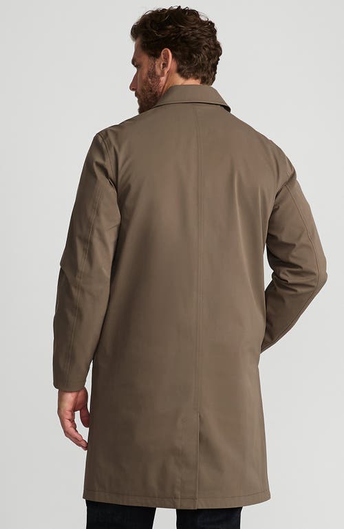 Shop Lands' End Waterproof Mac Raincoat In Vintage Taupe