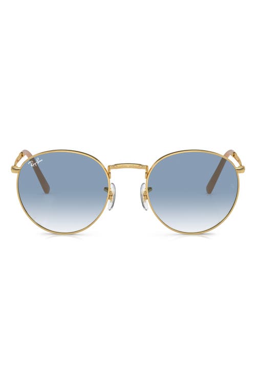 Ray-Ban New Round 50mm Phantos Sunglasses in Gold Flash at Nordstrom