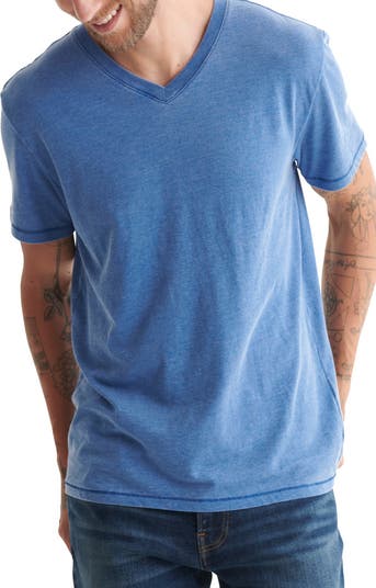 Lucky Brand Mens Venice Burnout V-Neck TEE Shirt : : Clothing,  Shoes & Accessories