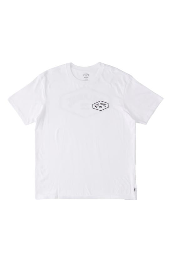 Billabong Kids' Exit Arch Cotton Graphic Tee In White