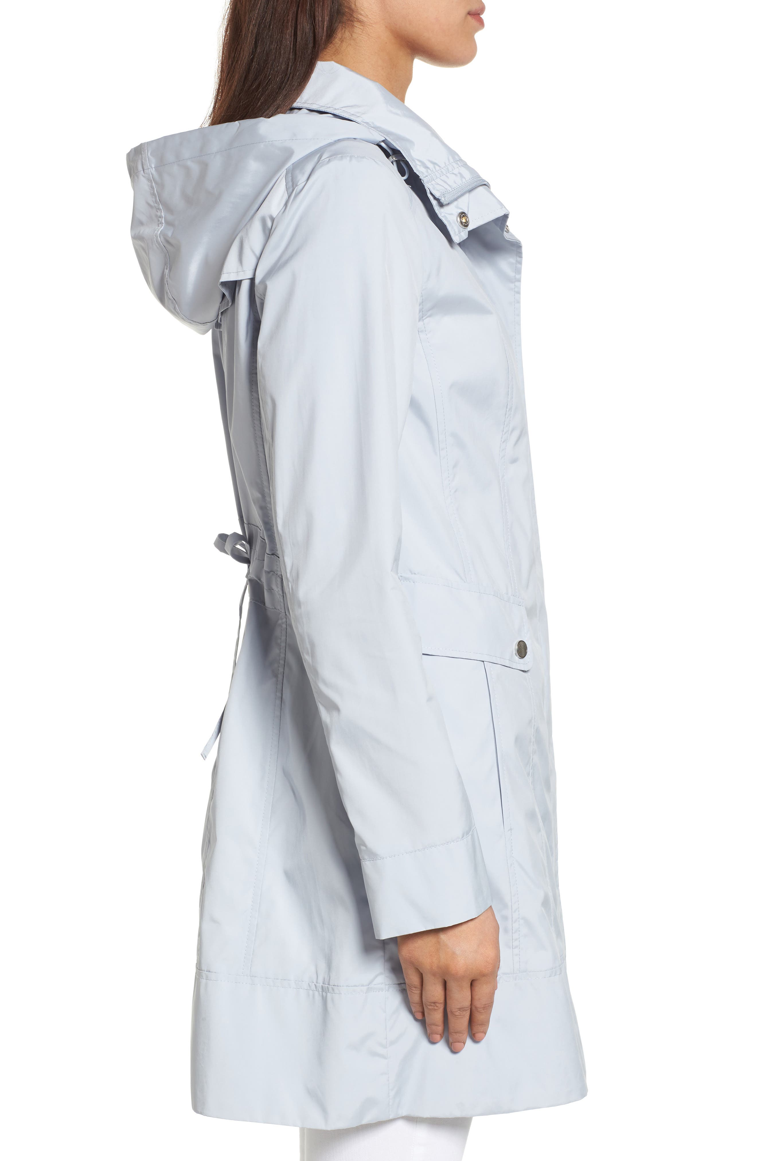 Cole Haan Signature Back Bow Packable Hooded Raincoat Nordstrom