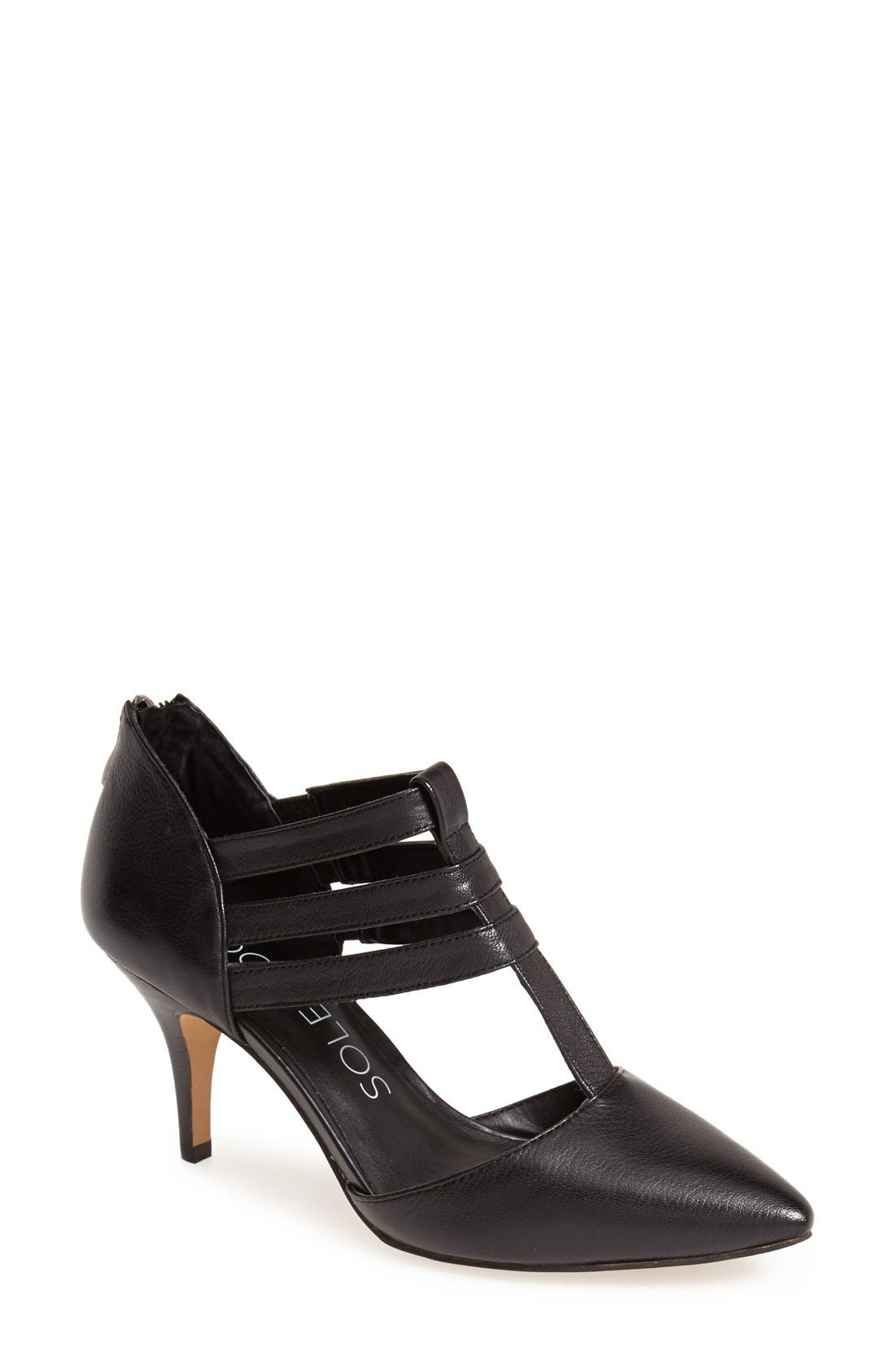 Sole Society 'Mallory' TStrap Leather Pump (Women) Nordstrom