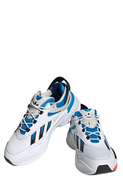 adidas OZNOVA II Sneaker in White/Bright Blue/Black at Nordstrom, Size 7.5
