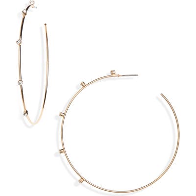 Panacea Crystal Hoop Earrings