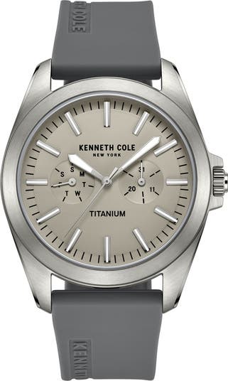 Kenneth Cole Dress Sport Silicone Strap Watch 42mm Nordstrom