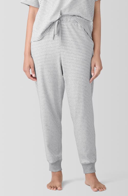 EILEEN FISHER SLEEP The Slow Organic Cotton Lounge Joggers in Dark Pearl 