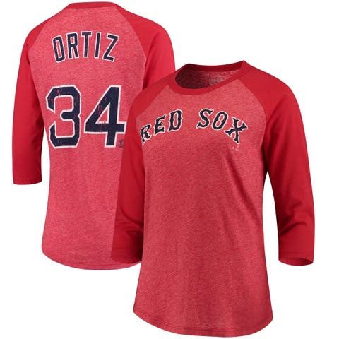 Kids Mitchell & Ness Jersey - BP MLB Red Sox Ortiz 34 - Red