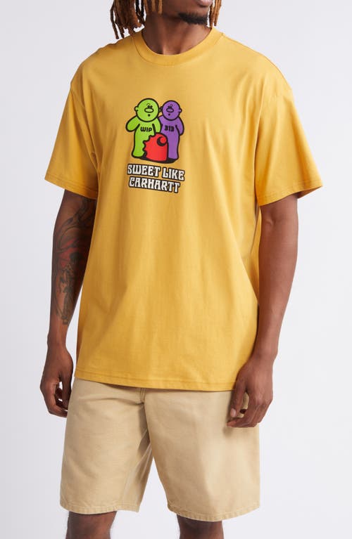 Carhartt Work Progress Gummy Organic Cotton Graphic T-Shirt Sunray at Nordstrom,