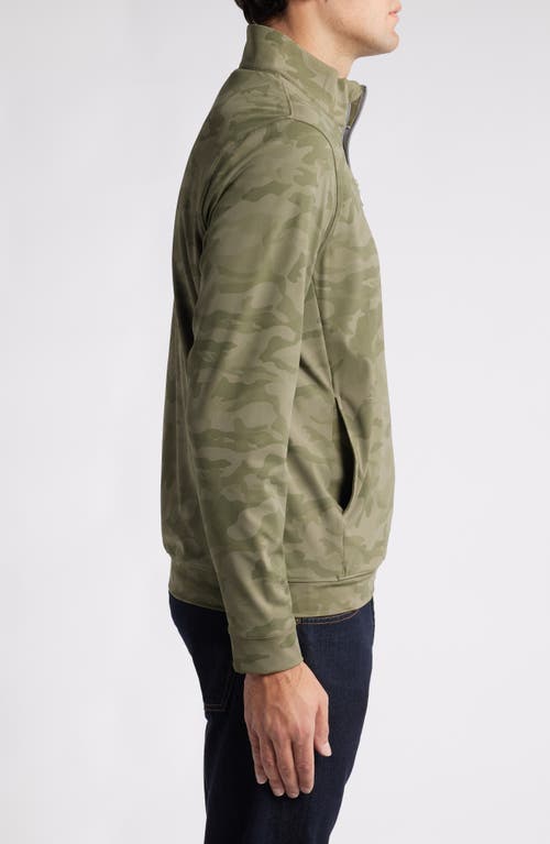 Shop Scott Barber High Performance Quarter Zip Stretch Pullover In Camo