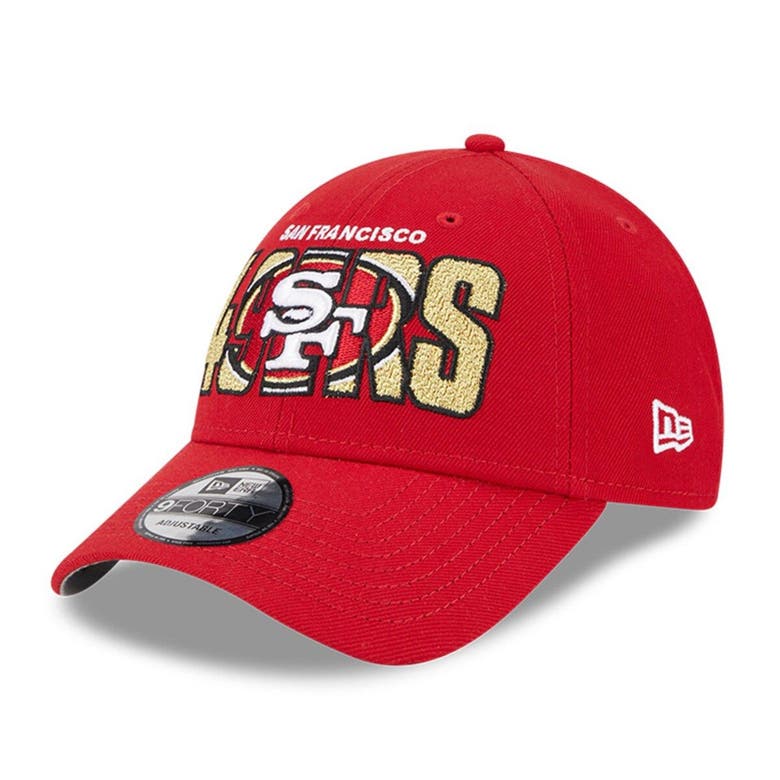 San Francisco 49ers New Era 2022 NFL Draft 9FORTY Adjustable Hat - Black