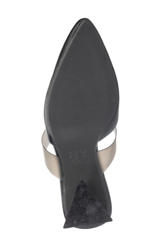 New York And Company Winifred Heeled Mule In Black