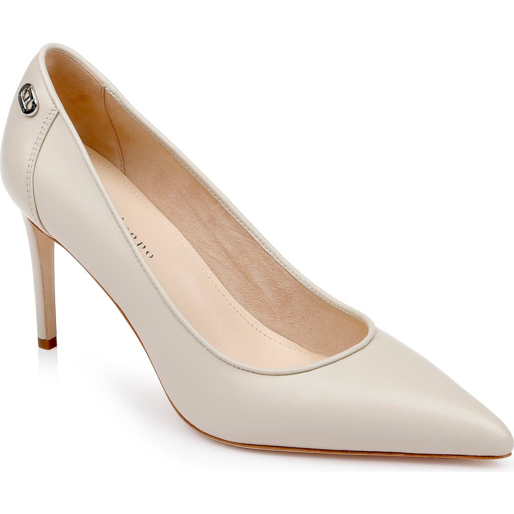 Dee Ocleppo Santorini Pointed Toe Pump In Chalk