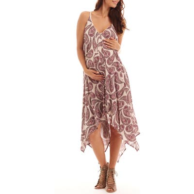 Everly Grey Birgit Maternity/nursing Dress, Pink