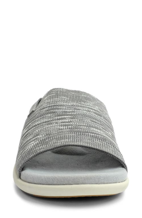 Revitalign Vanessa Slide Sandal In Grey