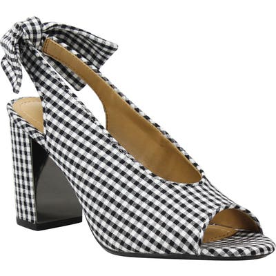 J. Renee Brietta Bow Slingback Sandal, Black