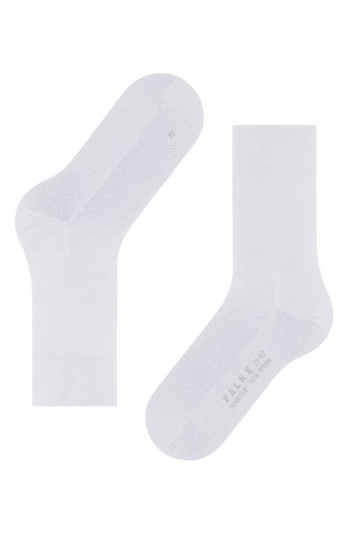 Falke Sensitive New York Crew Socks In White