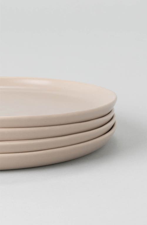 Shop Fable The Dinner Set Of 4 Plates In Desert Taupe